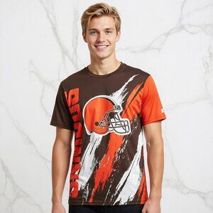 Starter Men's Cleveland Browns Graphic Short Sleeved Tee, Size XL‎